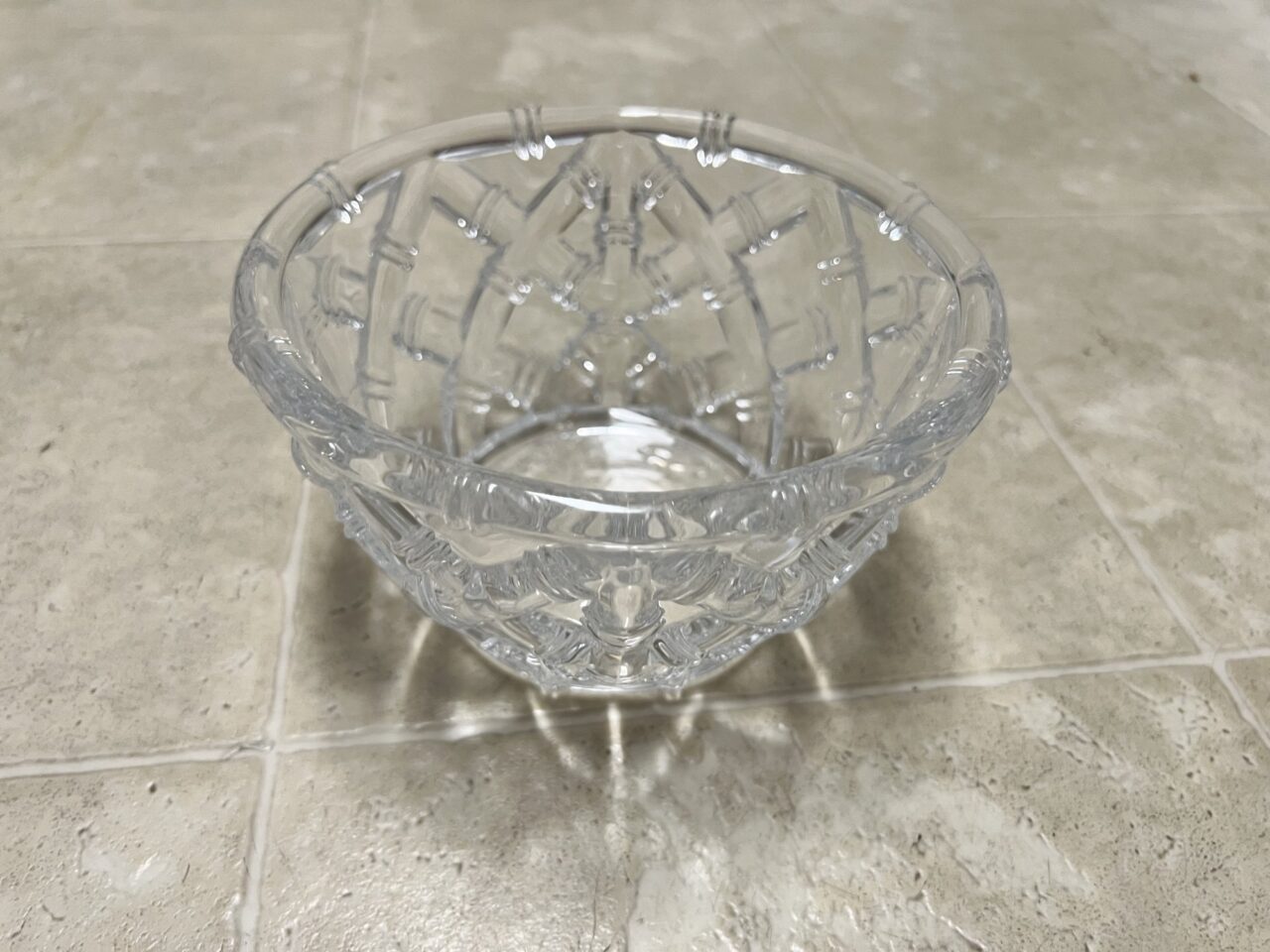 Cut-glass bowl