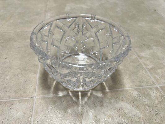 Cut-glass bowl