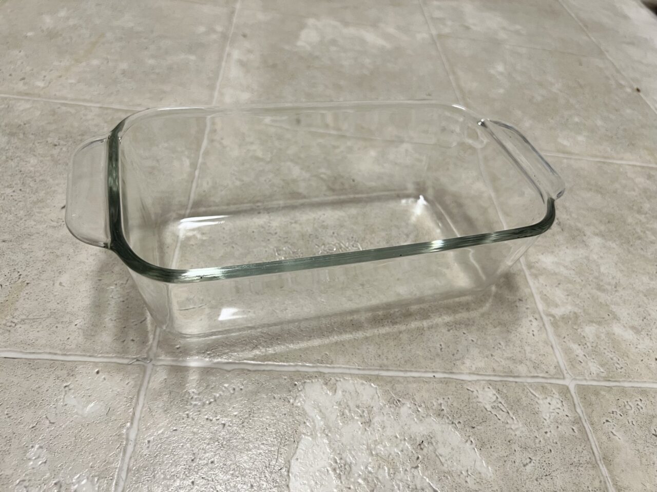 Pyrex loaf pan