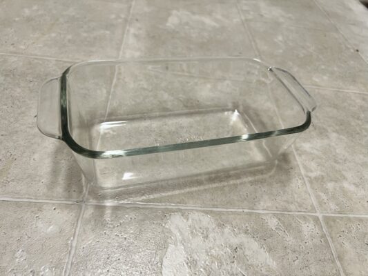 Pyrex loaf pan