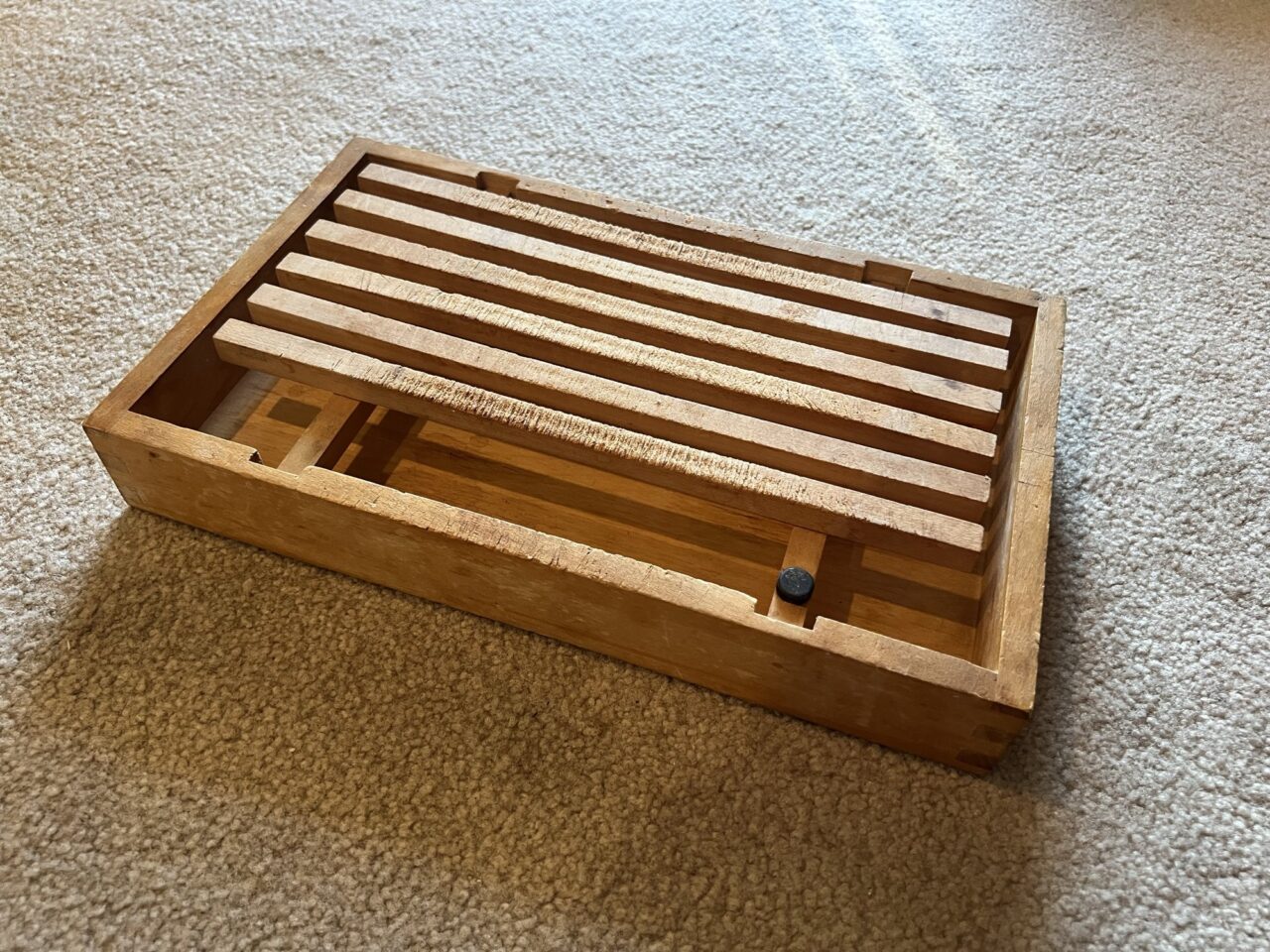 Wooden bread board