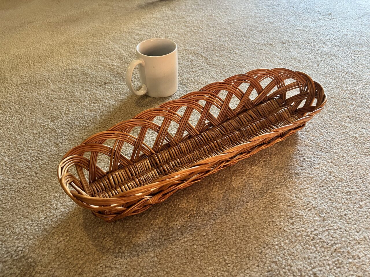 Wicker bread basket