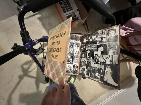 Betsy Green Moyer – The Early Years scrapbook