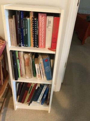 White bookcase